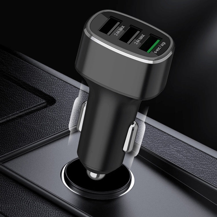 Three USB Ports Car Fast Charging Charger For Huawei/For OPPO/VIVO/OnePlus And Other Flash Charging ÎҵÄÉ̵ê