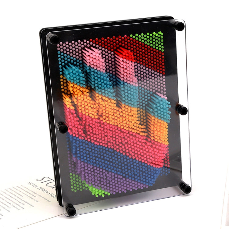 Colorful Handprint Needle Painting 3D Stereo Hand Makrolon Needle, Size: My Store