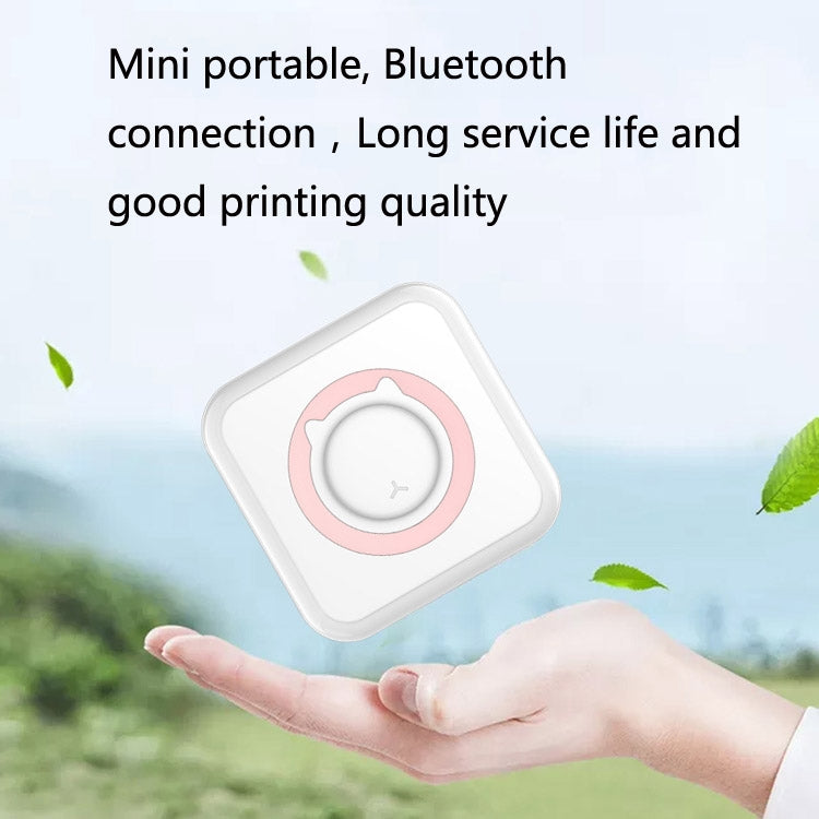 Convenient Pocket Mini Printer Student Wrong Question Thermal Bluetooth Mobile Phone Photo Data Note Printer Reluova