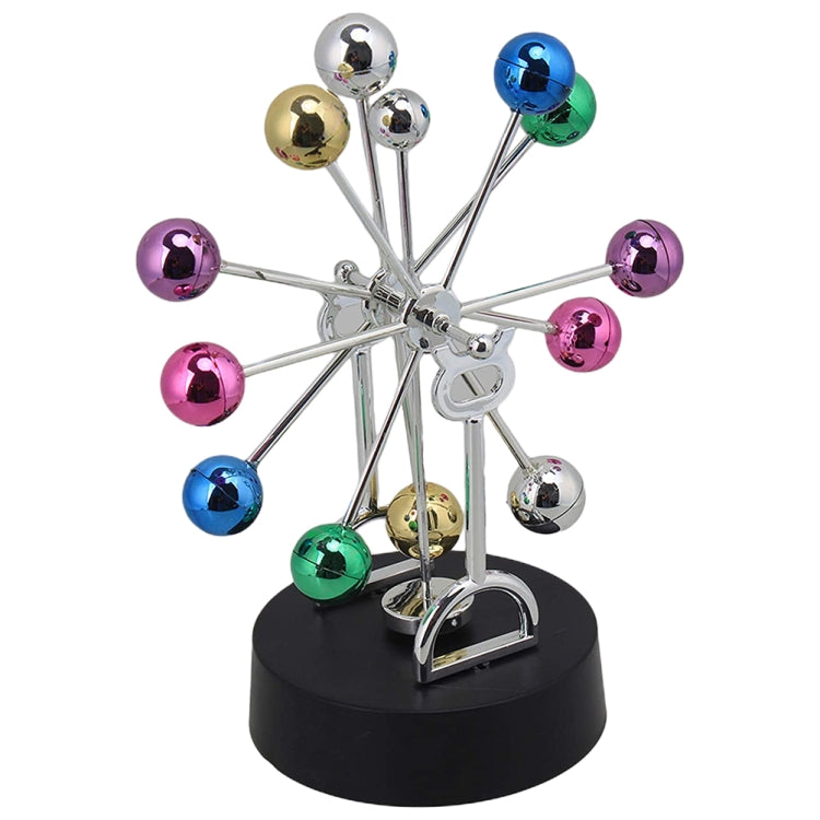 H010 Colorful Ball Ferris Wheel Perpetual Motion Device Eternal Celestial Model Wobbler Home Decoration Magnetic Ornaments, Style: My Store