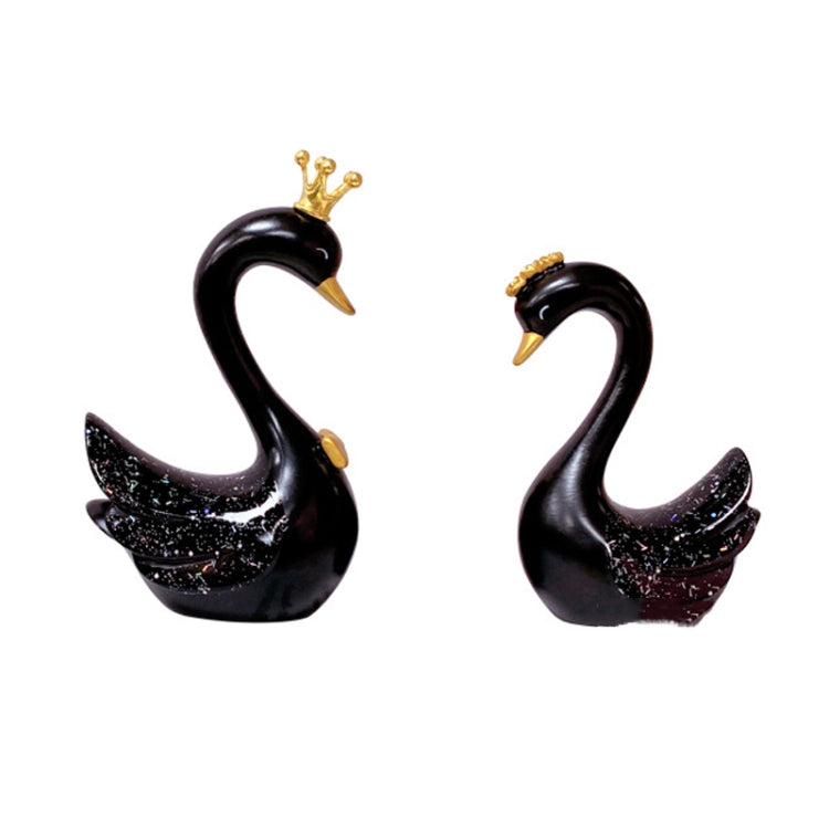 2pcs /Pair Swan Resin Car Decoration Birthday Cake Tanabata Valentine Day Decoration ÎҵÄÉ̵ê