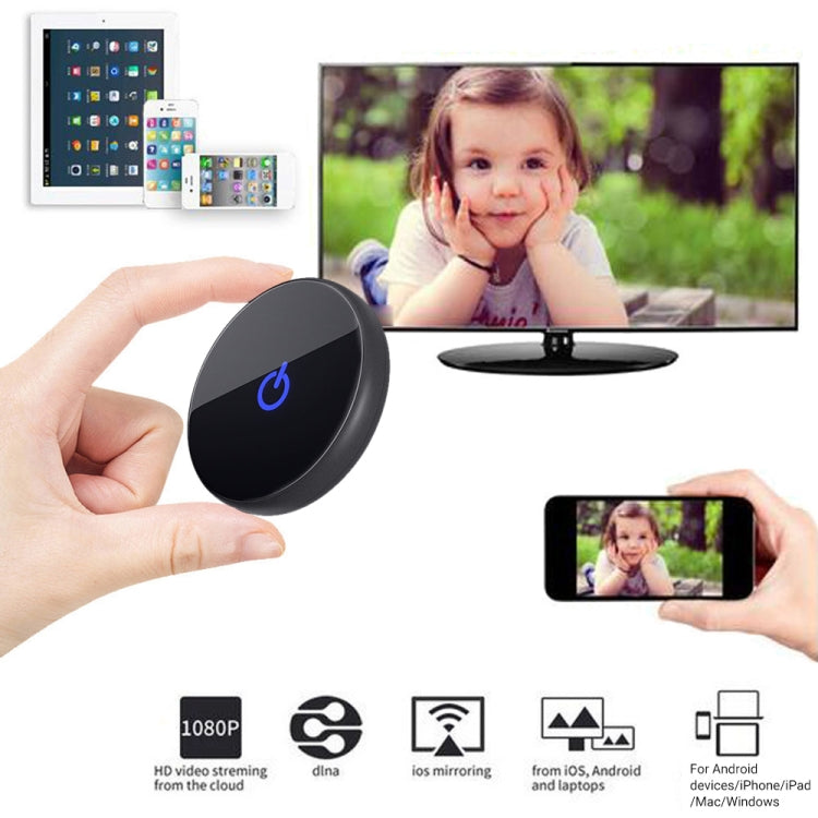 Wireless Display Dongle TV Stick WiFi DLNA HDMI-Compatible Display Receiver For TV iOS / Andorid Phone