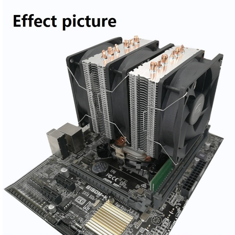 COOL STORM CT-4U-9cm Heat Pipe Dual-Tower CPU Radiator Copper Pipe 9 Cm Fan For Intel/AMD Platform Specification£º