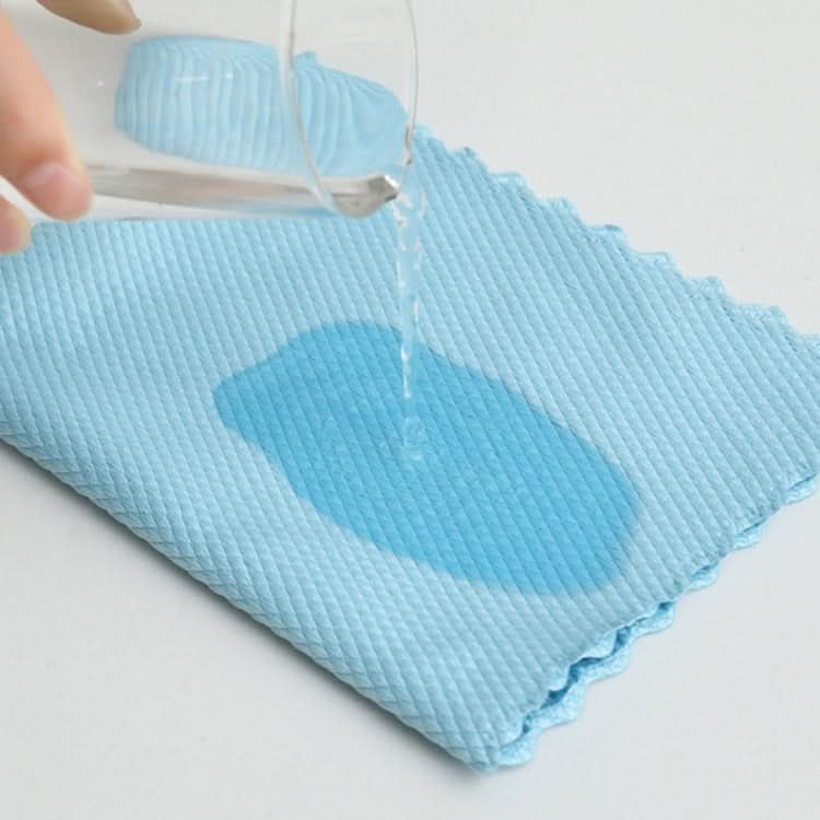 30 PCS Non-Marking And Easy-To-Dry Fish Scale Rags Kitchen Cleaning Towels, Random Color Delivery-Reluova