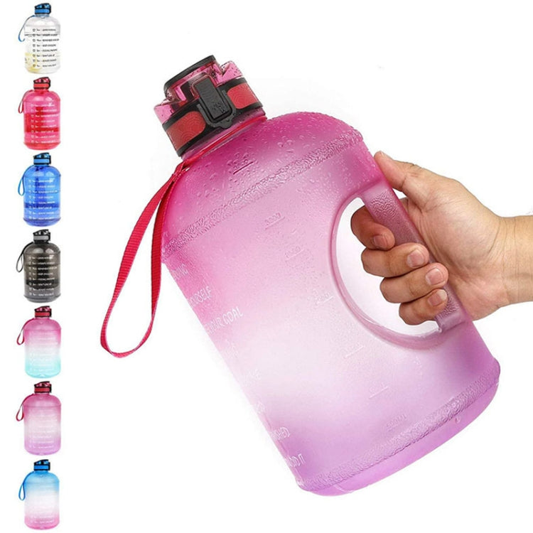 TT-T585 1 Gallon / 3.78L Sports Kettle Large Capacity Gradient Color Plastic Space Bottle Reluova