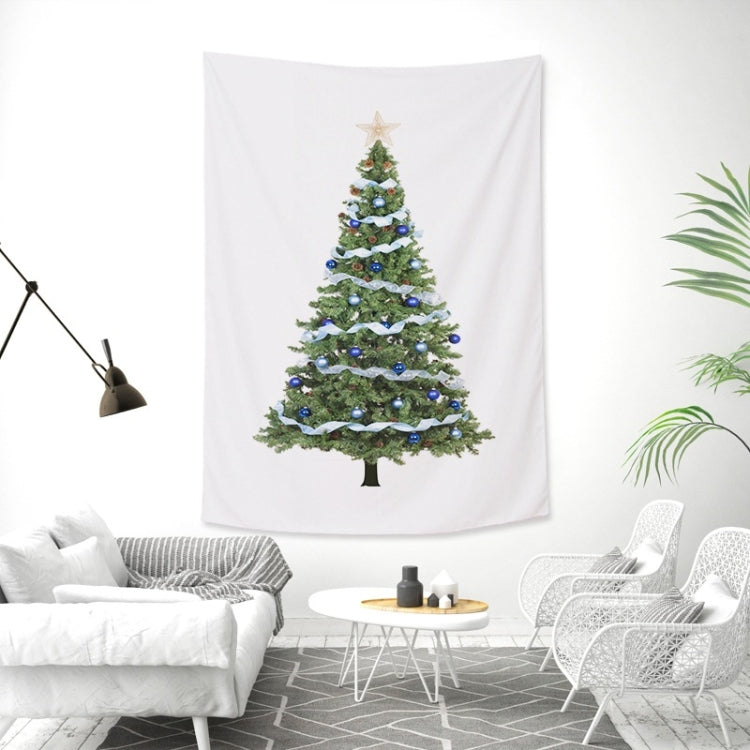 Rectangular Christmas Tree Peach Skin Tapestry Mural Christmas Decoration Tapestry