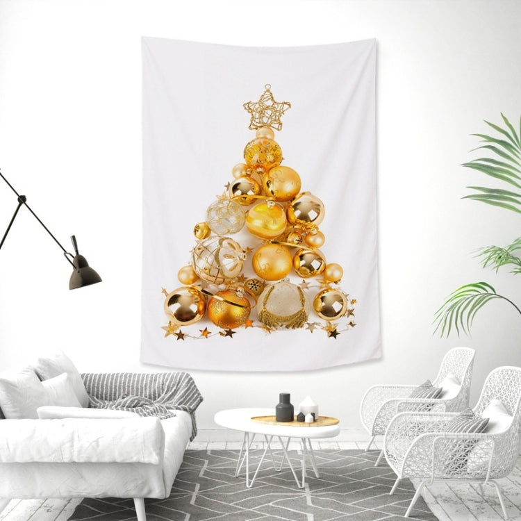 Rectangular Christmas Tree Peach Skin Tapestry Mural Christmas Decoration Tapestry