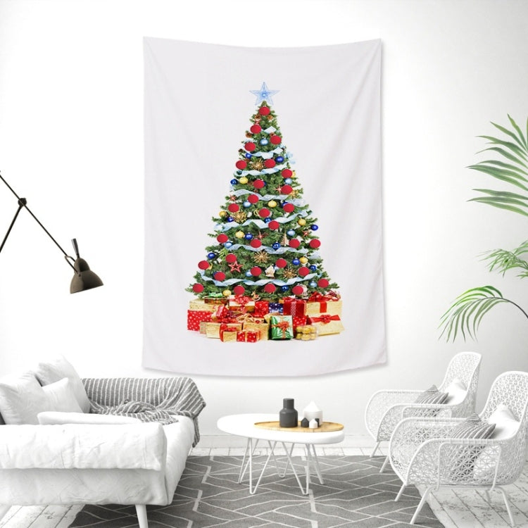 Rectangular Christmas Tree Peach Skin Tapestry Mural Christmas Decoration Tapestry My Store