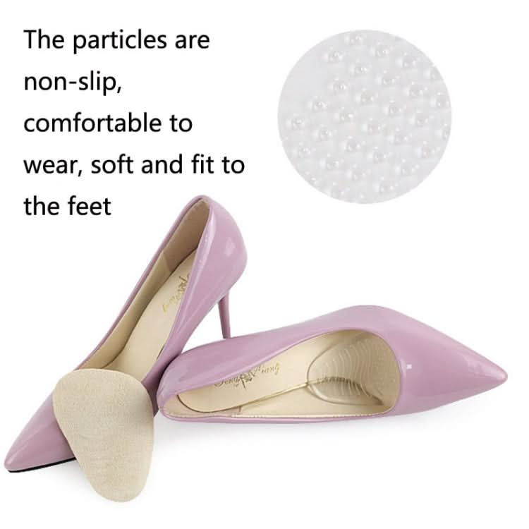 5 Pairs Anti-Slip Sole Pads For High Heels Gel Crystal Comfortable Half Pads-Reluova