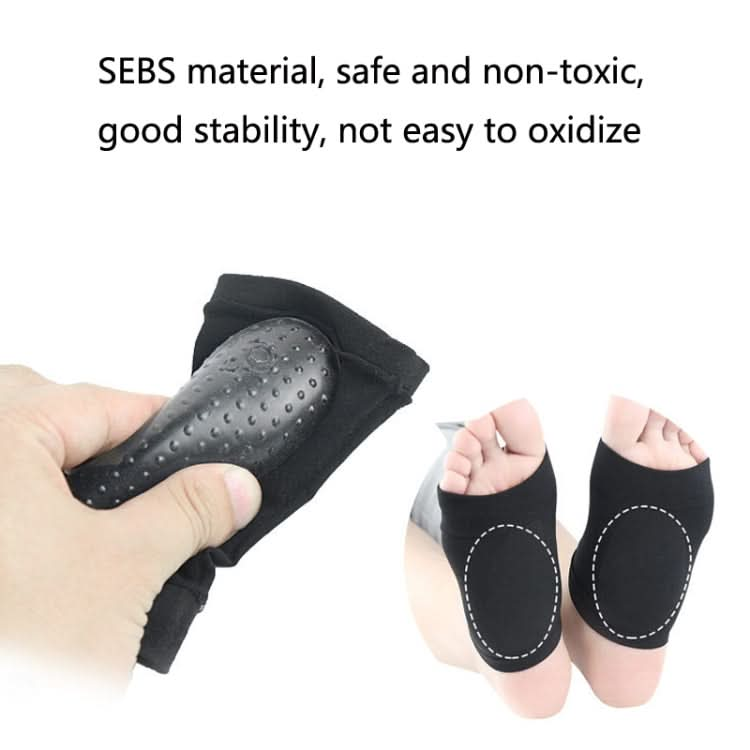 Massage Point Elastic Bandage SEBS Arch Socks Flat Foot Massage Corrective Insole Reluova