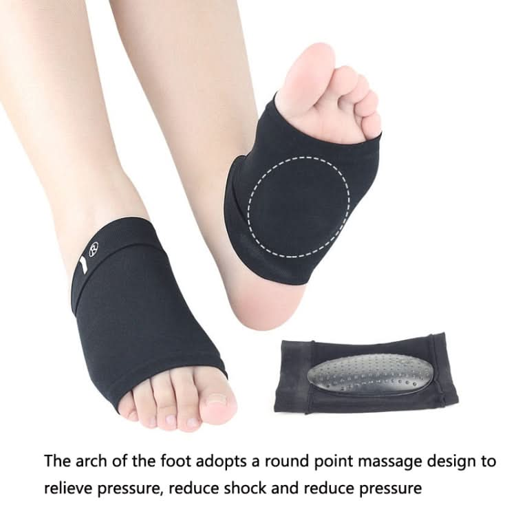 Massage Point Elastic Bandage SEBS Arch Socks Flat Foot Massage Corrective Insole Reluova