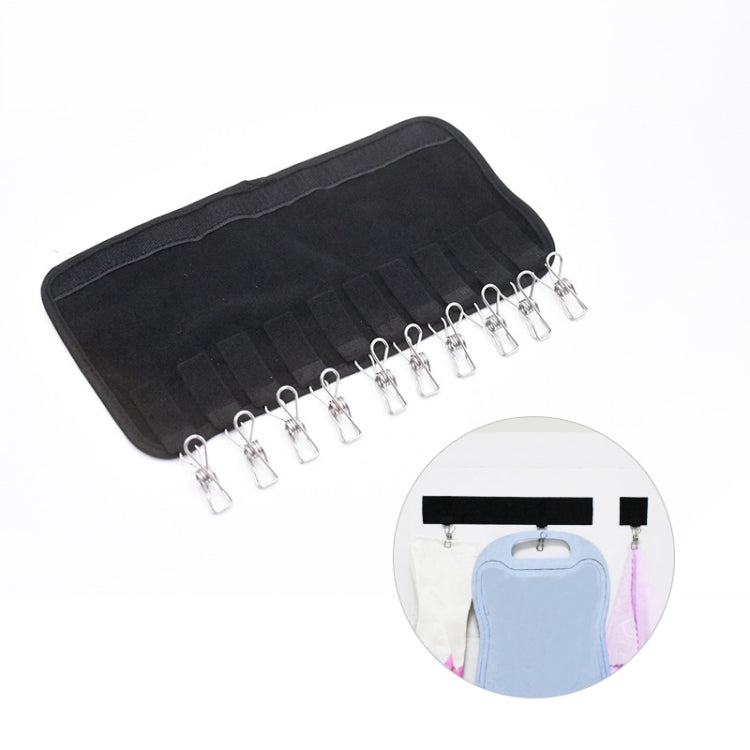 Adhesive Hanger Detachable Travel Folding Portable Hat Clip Hanger Bathroom Cloth Clothes Clip