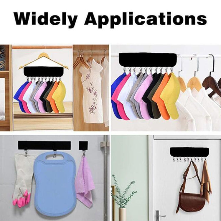 Adhesive Hanger Detachable Travel Folding Portable Hat Clip Hanger Bathroom Cloth Clothes Clip My Store