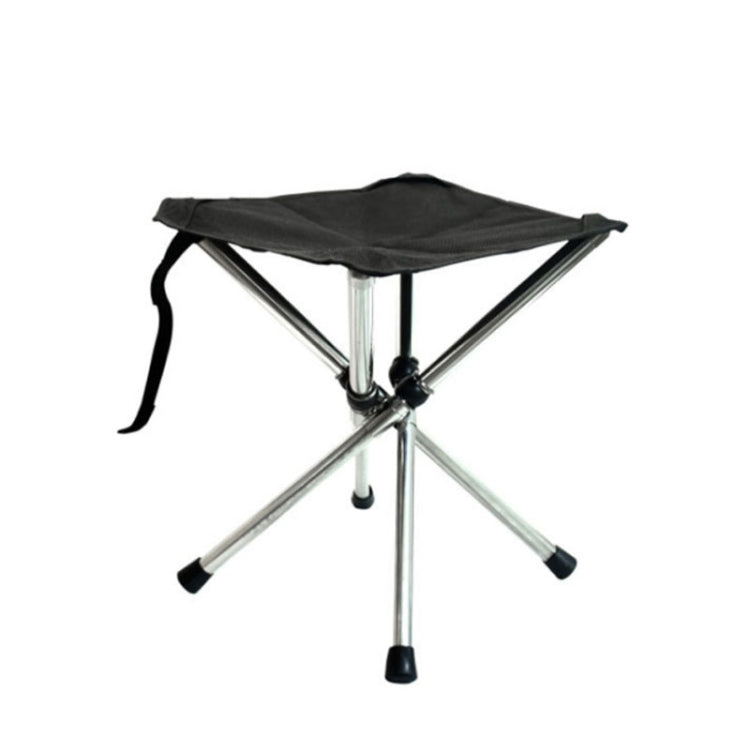 Outdoor Retractable Portable Stainless Steel Stool Camping Beach Fishing Folding Chair, Spec: Reluova