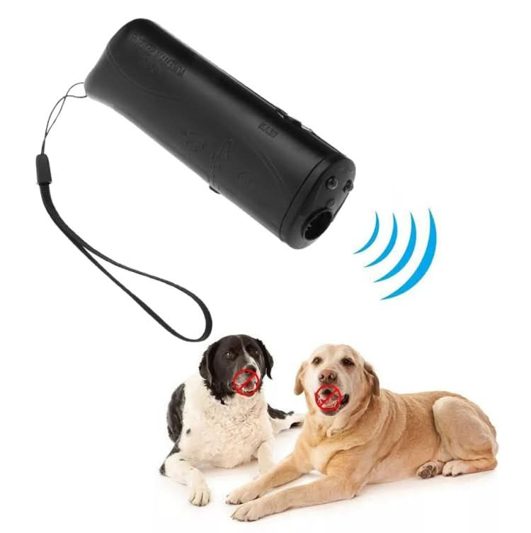 LED Flashlight Ultrasonic Dog Repeller Portable Dog Trainer - Reluova