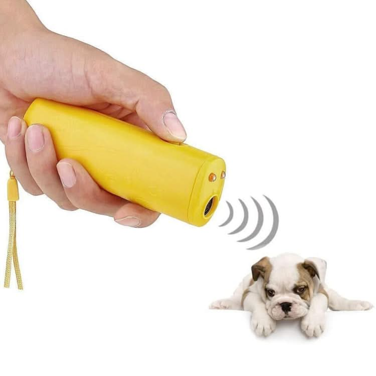 LED Flashlight Ultrasonic Dog Repeller Portable Dog Trainer - Reluova