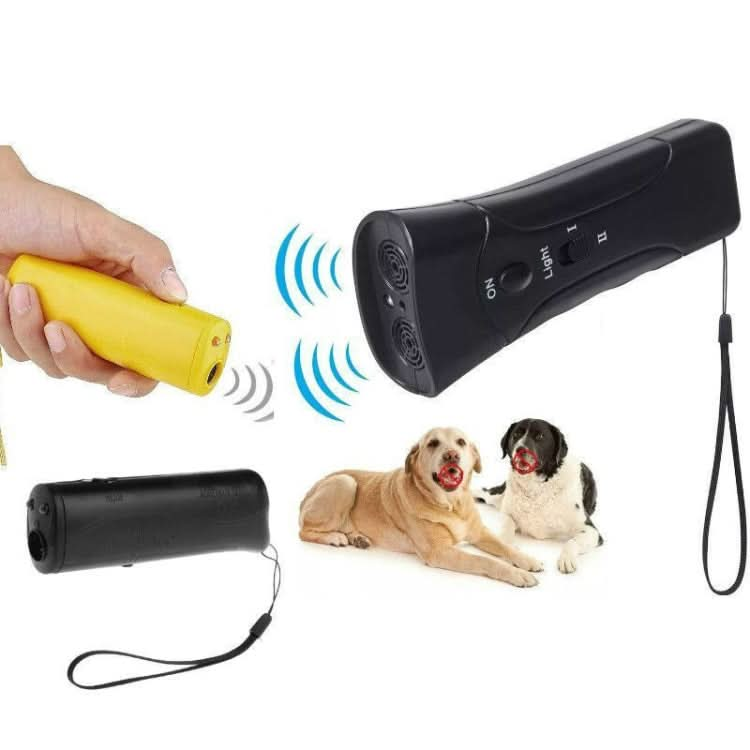 LED Flashlight Ultrasonic Dog Repeller Portable Dog Trainer - Reluova