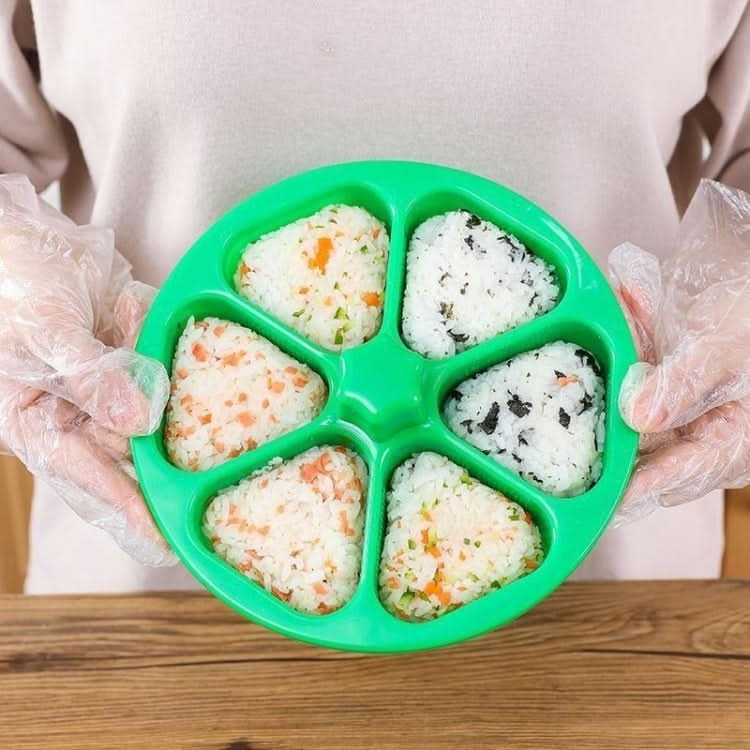 6 In 1  Sushi Triangle Rice Ball Bento Box Mould-Reluova