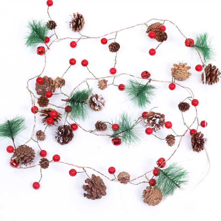 Christmas Pinecone Copper Wire Lights Holiday Garden Decoration String Lights