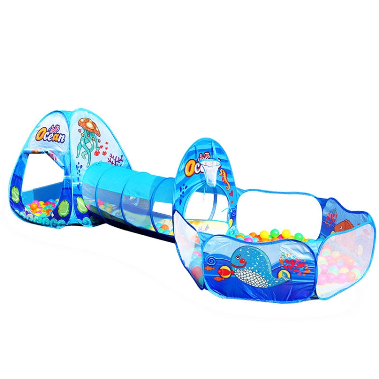 3 in 1 ZP01 Children Tent Play House Tunnel Foldable Shooting Ocean Ball Pool Toy Reluova