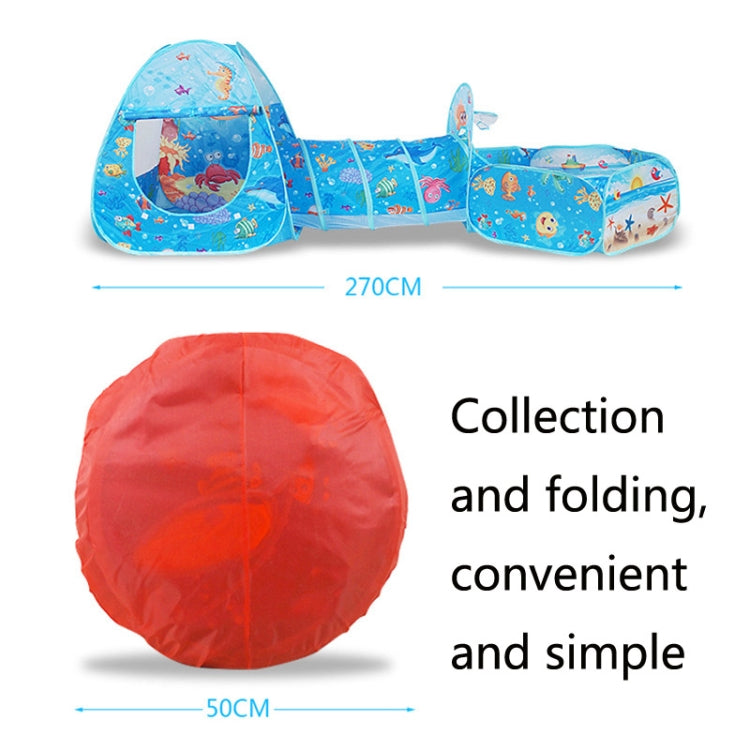 3 in 1 ZP01 Children Tent Play House Tunnel Foldable Shooting Ocean Ball Pool Toy Reluova