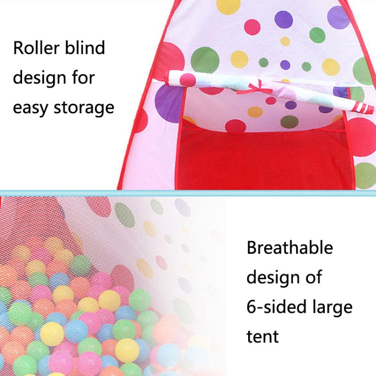 3 in 1 Children Tent Play House Tunnel Foldable Shooting Ocean Ball Pool Toy Reluova