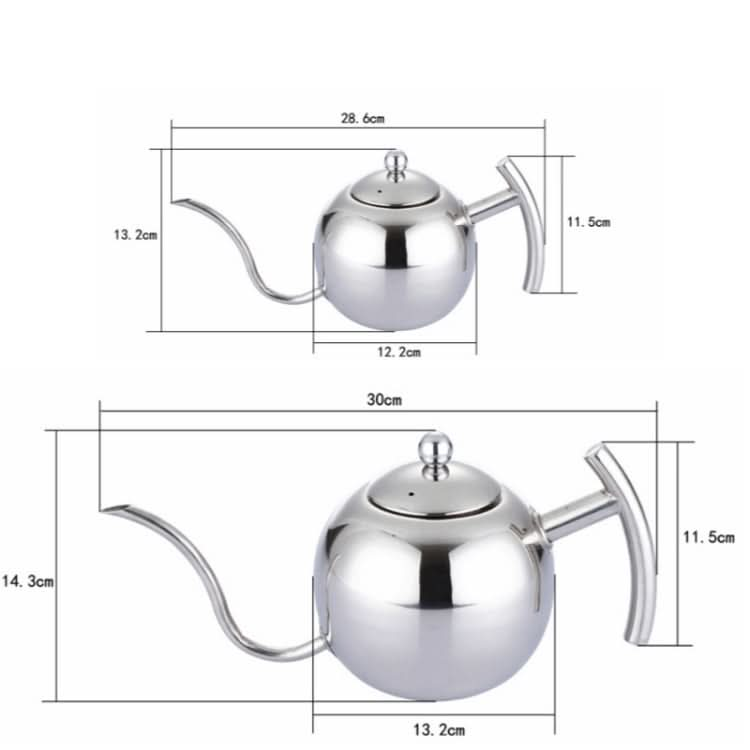 Hand Flush Pot Mocha Coffee Pot Stainless Steel Coffee Pot European Style Stainless Steel Teapot With Strainer Reluova