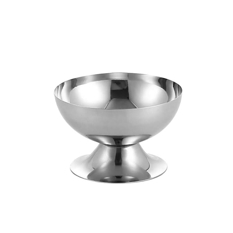 Stainless Steel Ice Cream Cup Ice Cream Goblet Bar Wine Glass, Specification： Reluova