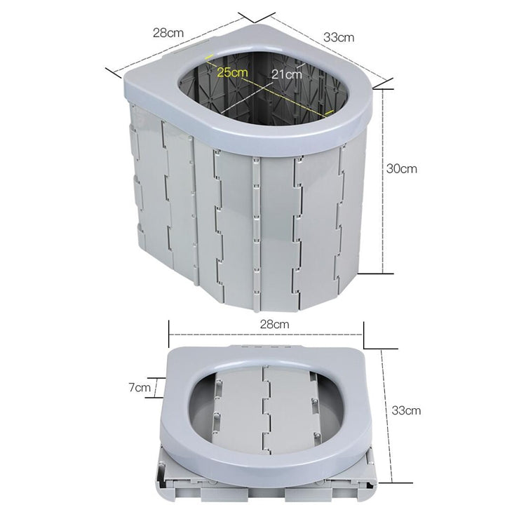 Car Toilet Integrated Portable Folding Toilet Self-Driving Tour Outdoor Camping Toilet Reluova