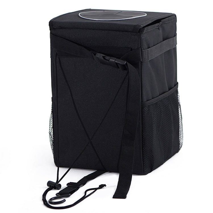 With Cover Car Trash Can Foldable Car Chair Back Trash Can Waterproof Box, Size: