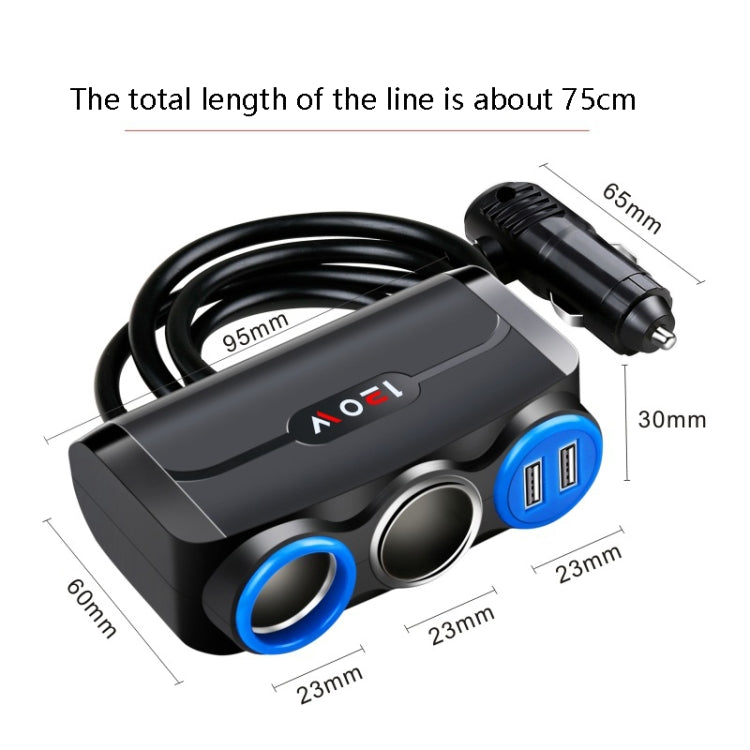 Car Cigarette Lighter Multi-Function Mobile Phone Charging USB Car Charge 12/24V Adapter Plug ÎҵÄÉ̵ê