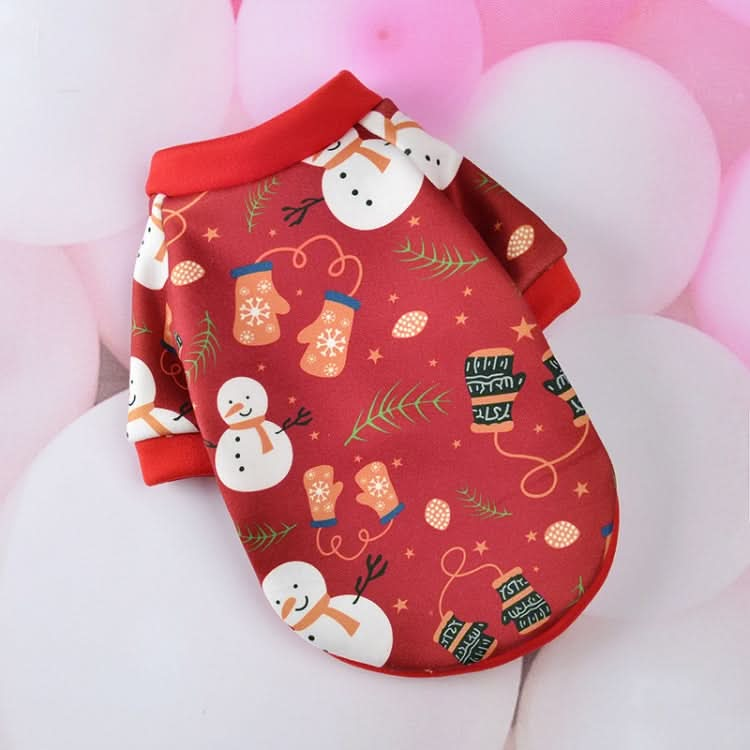 SD07031 Christmas Dog Clothes Cartoon Pet Small Dog Cat Sweater Clothes - Reluova