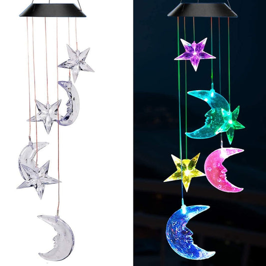 Outdoor Colorful LED Solar Wind Chime Light Garden Park Decorative Waterproof Light My Store