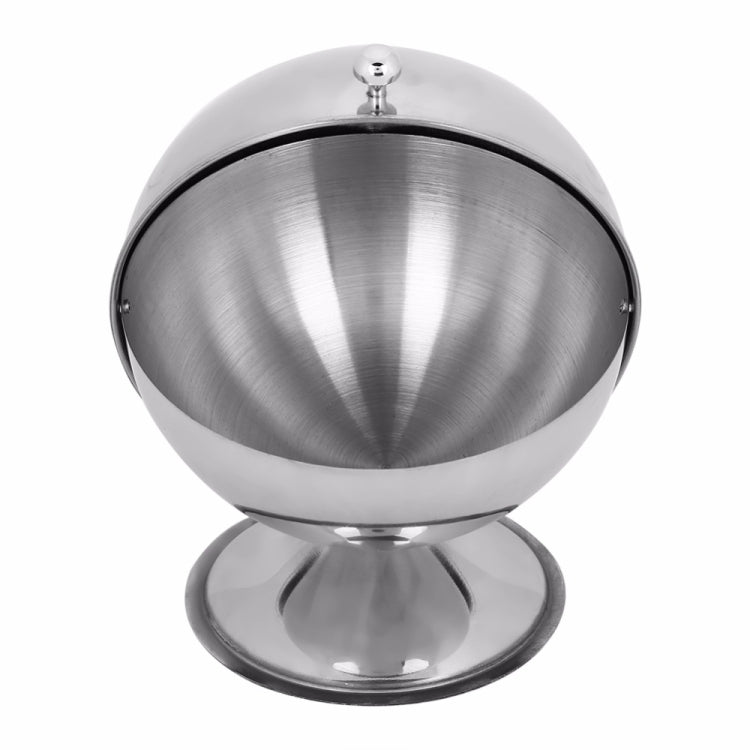 Stainless Steel Kitchen Spherical Sugar Cup Reversible Seasoning Jar Solid Seasoning Box