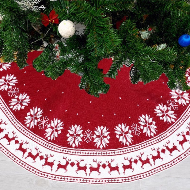 Knitted Acrylic Christmas Tree Bottom Decoration Skirt My Store