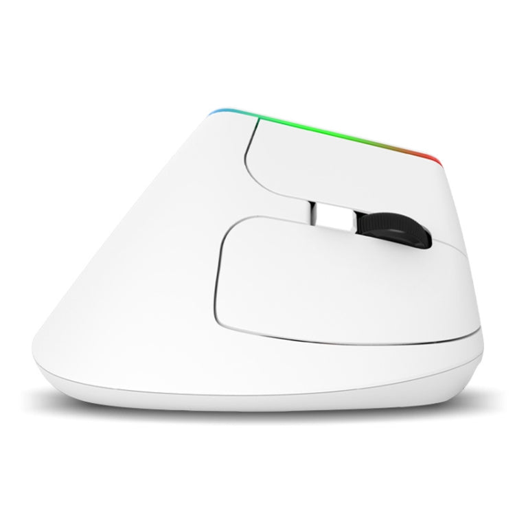 DELUX M618C 6 Keys 1600 DPI RGB Vertical Wireless Bluetooth Dual Mode Mouse My Store