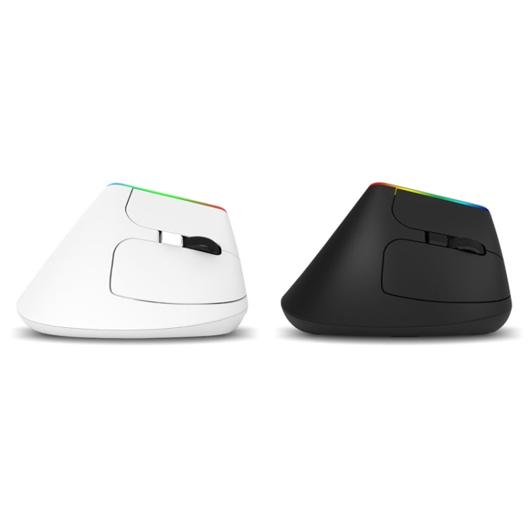 DELUX M618C 6 Keys 1600 DPI RGB Vertical Wireless Bluetooth Dual Mode Mouse My Store