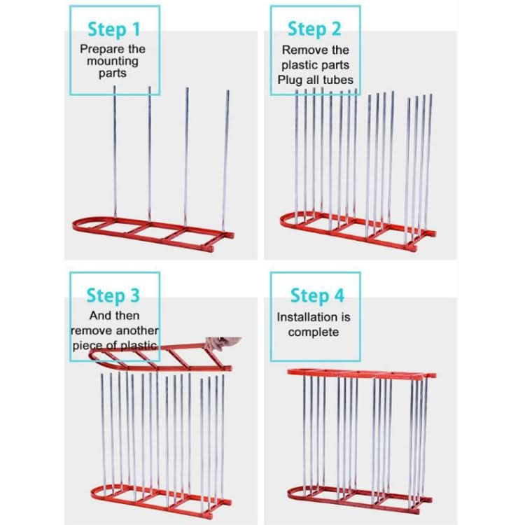 Black Corridor Easy Disassembly Doorway Compartment Iron Floor Shoe Rack Reluova