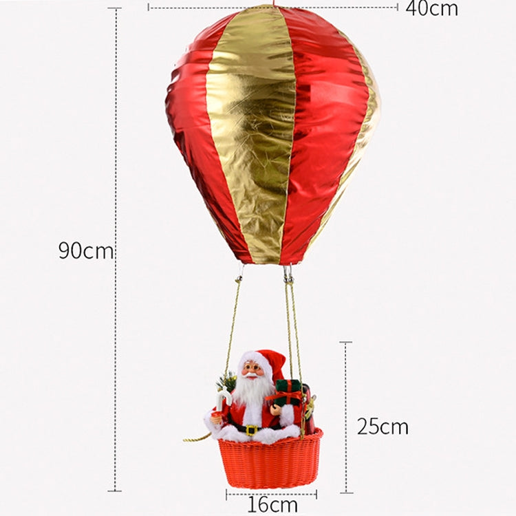 Christmas Decoration Santa Hot Air Balloon Christmas Shop Hotel Atmosphere Ceiling Decoration My Store