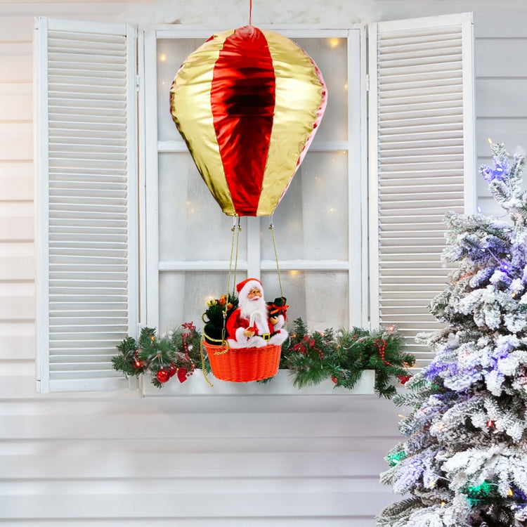 Christmas Decoration Santa Hot Air Balloon Christmas Shop Hotel Atmosphere Ceiling Decoration My Store