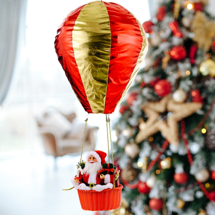 Christmas Decoration Santa Hot Air Balloon Christmas Shop Hotel Atmosphere Ceiling Decoration