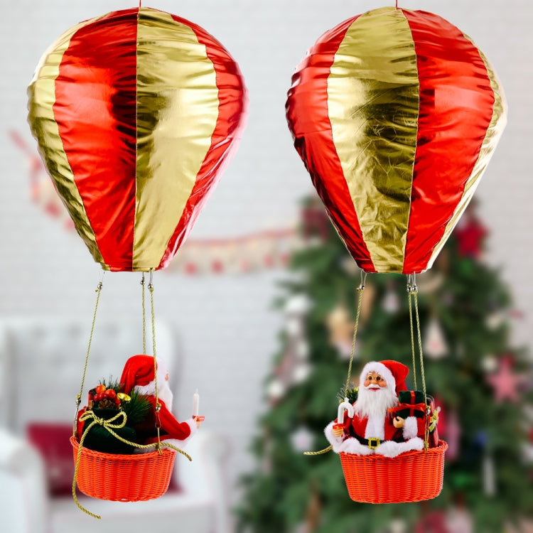 Christmas Decoration Santa Hot Air Balloon Christmas Shop Hotel Atmosphere Ceiling Decoration