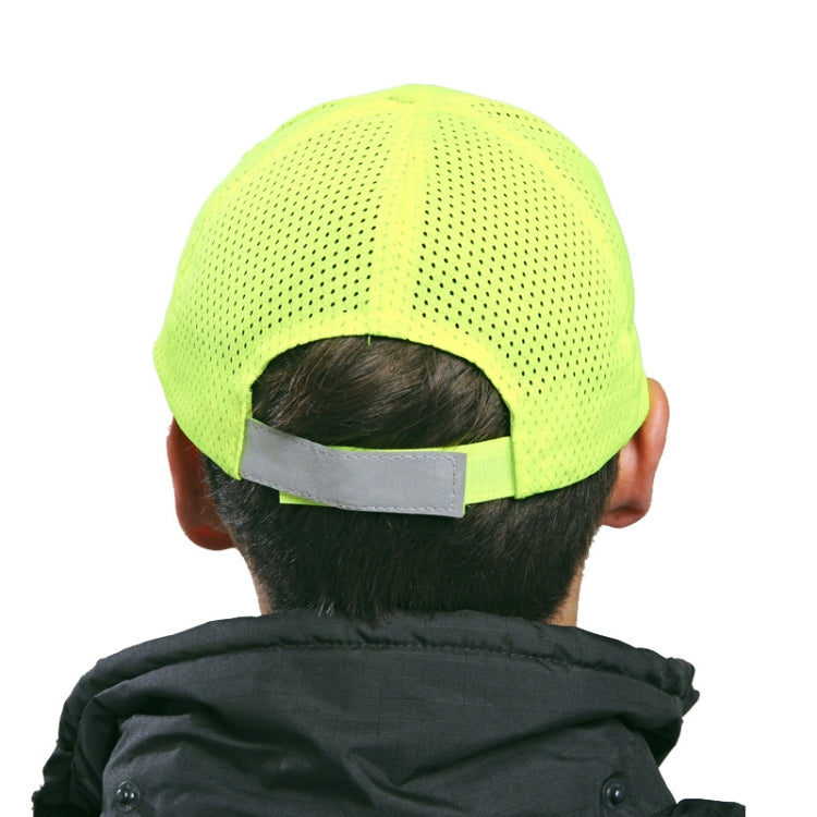 Reflective Safety Baseball Cap Breathable Construction Site Outdoor Construction Mesh Cap My Store