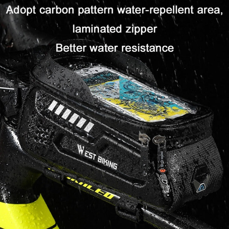 WEST BIKING Bicycle Hard Shell Car Front Beam Mobile Phone Bag