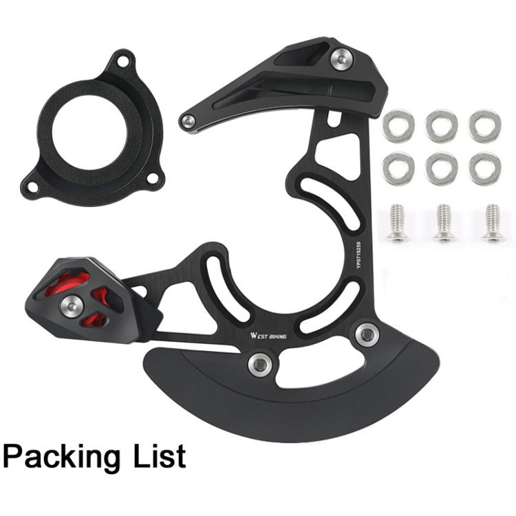 WEST BIKING YP0719259 Mountain Bike Chain Guide Support 32T-38T Gear Piece Reluova