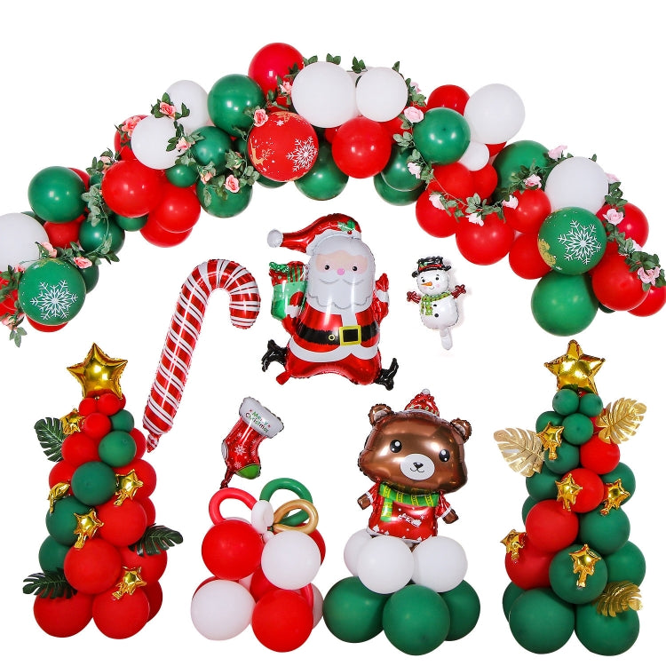 1SD2021006 Christmas Party Decoration Aluminum Film Balloons, Style: