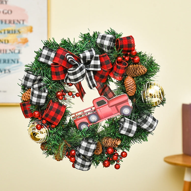 Christmas Decorations Cane Wreath Garland Door Hanger