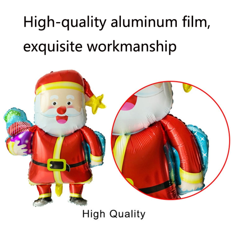 Christmas Decoration Aluminum Film Balloons, Style: Large Santa My Store