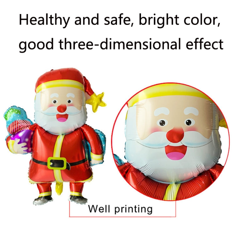 Christmas Decoration Aluminum Film Balloons, Style: Large Santa