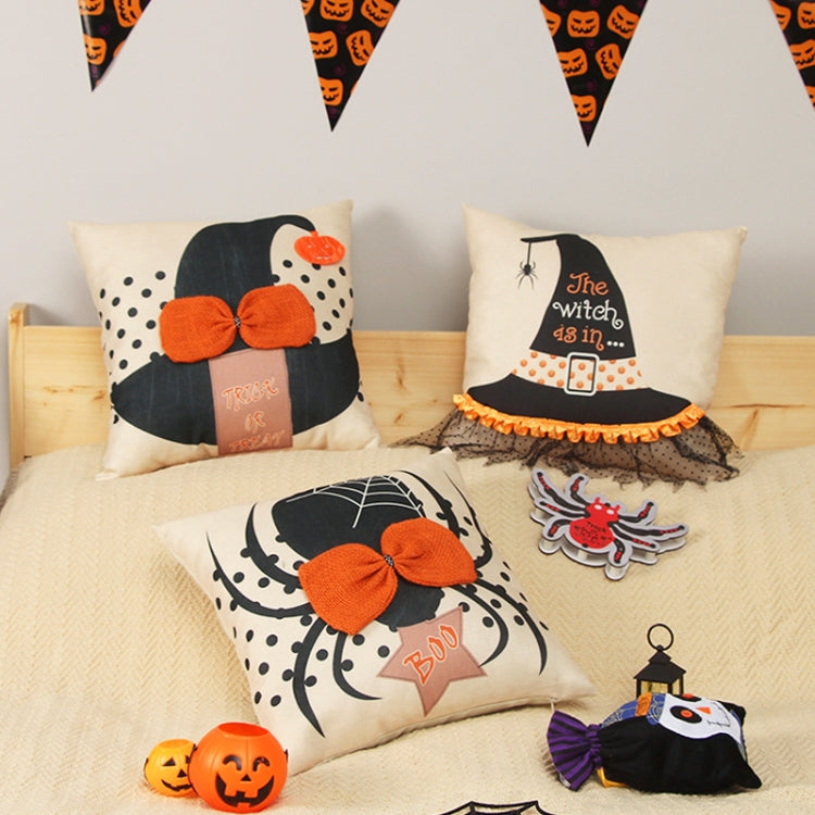 45x45cm Halloween Decorations Printing Pillowcase Without Inner Core, Style: